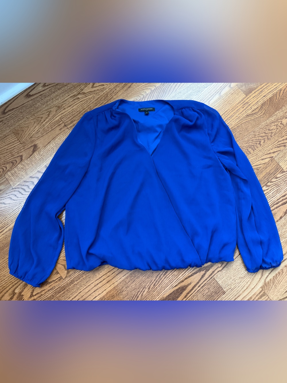 Banana Republic wrap blouse
